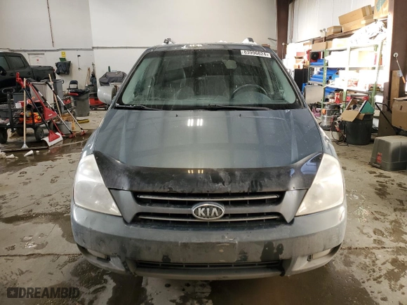 2007 Kia Sedona EX with VIN KNDMB233876128099, listed as a Copart auction lot 83996824 with 261,927 mi miles and Salvage Title. Bid and sale history available at carsss.com. Image 5.