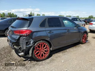 2020 Hyundai Elantra GT N Line with VIN KMHH55LC5LU123907, listed as a Copart auction lot 63770704 with 108,649 mi miles and Clean Title. Bid and sale history available at carsss.com. Image 3.