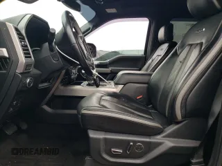 2018 Ford F-150 XL with VIN 1FTEW1E50JFE41365, listed as a Copart auction lot 55334975 with 25,270 mi miles and Salvage title. Bid and sale history available at DreamBid. Image 7.