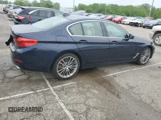 2019 BMW 5 Series 540i xDrive with VIN WBAJE7C55KWW20474, listed as a Copart auction lot 55219625 with 40,095 mi miles and Salvage title. Bid and sale history available at DreamBid. Image 3.