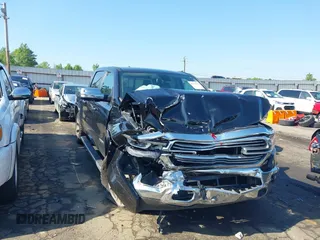 2019 Ram 1500 Laramie with VIN 1C6SRFJT9KN732201, listed as a IAAI auction lot 42263162 with 133,484 mi miles and . Bid and sale history available at DreamBid. Image 1.