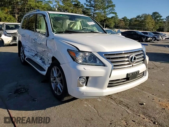 2015 Lexus LX 570 with VIN JTJHY7AX5F4167372, listed as a Copart auction lot 84712974 with Not Provided miles and Salvage Title. Bid and sale history available at DreamBid. Image 12.