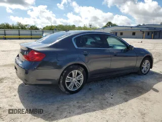 2011 Infiniti G25 x z VIN JN1DV6AR4BM452180, wystawiony jako Copart lot #56844815 z przebiegiem 133 040 mil mil oraz Czysty tytuł • Clean title. Historia ofert i sprzedaży dostępna na DreamBid. Obrazek 3.