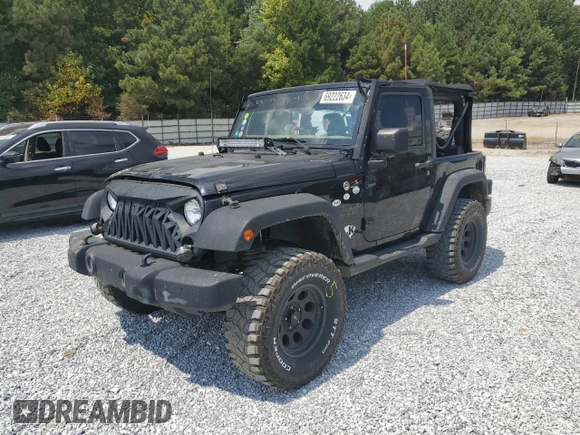 2016 Jeep Wrangler Sport with VIN 1C4AJWAG1GL145444, listed as a Copart auction lot 69222634 with 91,510 mi miles and Salvage Title. Bid and sale history available at carsss.com. Image 1.