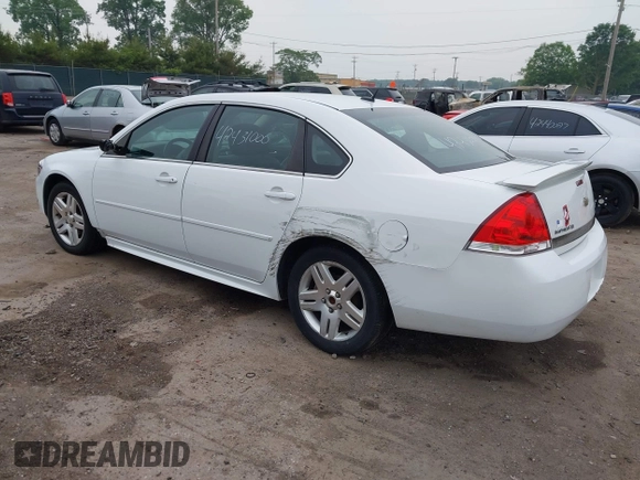2011 Chevrolet Impala LT Fleet with VIN 2G1WG5EKXB1244946, listed as a IAAI auction lot 42431000 with 134,721 mi miles and . Bid and sale history available at DreamBid. Image 3.