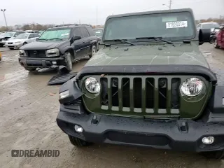 2023 Jeep Wrangler Sport Altitude with VIN 1C4HJXDN2PW569826, listed as a Copart auction lot 81825314 with 16,497 mi miles and Salvage Title. Bid and sale history available at DreamBid. Image 12.