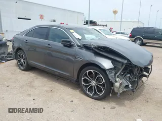 2015 Ford Taurus SHO with VIN 1FAHP2KT9FG114036, listed as a IAAI auction lot 42227276 with 146,285 mi miles and . Bid and sale history available at DreamBid. Image 1.