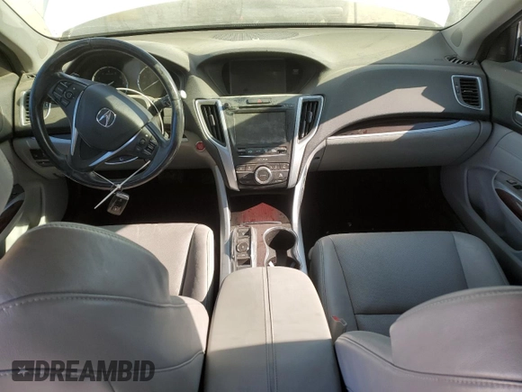 2015 Acura TLX V6 Tech with VIN 19UUB3F59FA008425, listed as a Copart auction lot 41960845 with 155,290 mi miles and Salvage Title. Bid and sale history available at carsss.com. Image 8.