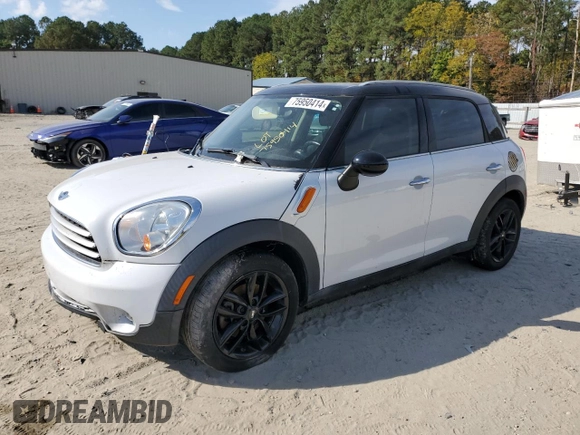 2012 MINI Countryman with VIN WMWZB3C58CWM04429, listed as a Copart auction lot 75950414 with 89,585 mi miles and Clean Title. Bid and sale history available at DreamBid. Image 1.