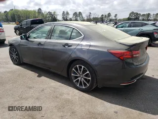 2015 Acura TLX V6 Tech with VIN 19UUB3F59FA001703, listed as a Copart auction lot 50845885 with 106,652 mi miles and Salvage Title. Bid and sale history available at carsss.com. Image 2.