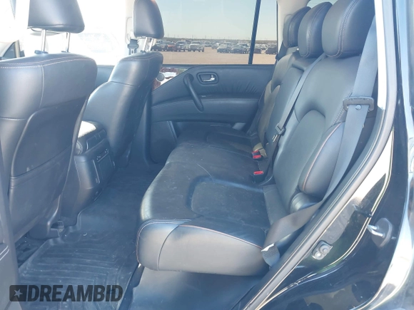 2018 Nissan Armada Platinum with VIN JN8AY2ND5J9060023, listed as a IAAI auction lot 41105928 with 111,290 mi miles. Bid and sale history available at carsss.com. Image 8.
