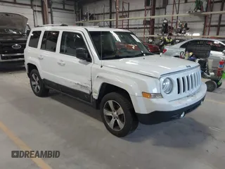 2016 Jeep Patriot High Altitude Edition with VIN 1C4NJRFB6GD581944, listed as a IAAI auction lot 41977804 with 162,906 mi miles. Bid and sale history available at carsss.com. Image 1.