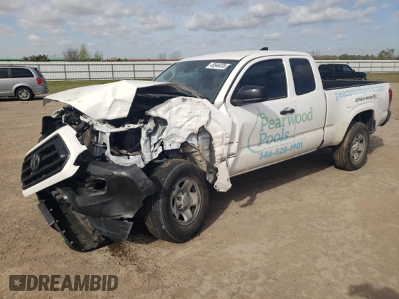 2023 Toyota Tacoma SR with VIN 3TYRX5GN2PT083718, listed as a Copart auction lot 49546035 with 23,005 mi miles and Salvage title. Bid and sale history available at DreamBid. Image 1.