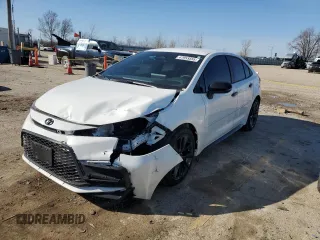 2024 Toyota Corolla SE with VIN 5YFS4MCE5RP204551, listed as a Copart auction lot 47953555 with 13,651 mi miles and Salvage Title. Bid and sale history available at carsss.com. Image 1.