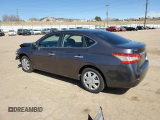 2014 Nissan Sentra SV with VIN 1N4AB7AP3EN855147, listed as a Copart auction lot 49116175 with 153,345 mi miles and Salvage Title. Bid and sale history available at DreamBid. Image 2.