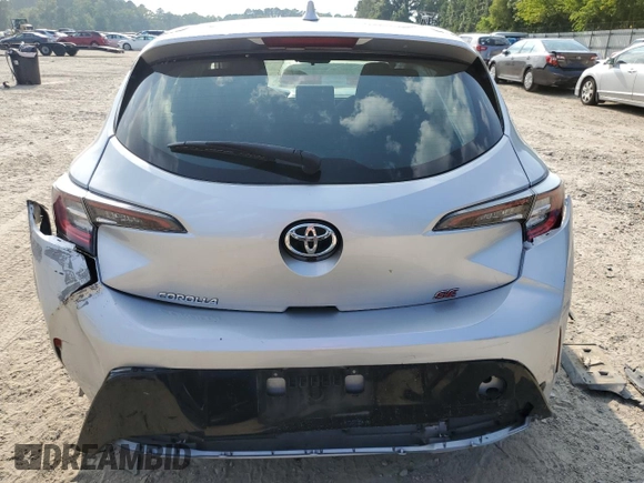 2019 Toyota Corolla Hatchback SE with VIN JTNK4RBE4K3055431, listed as a Copart auction lot 66910604 with 96,443 mi miles and Salvage Title. Bid and sale history available at carsss.com. Image 6.