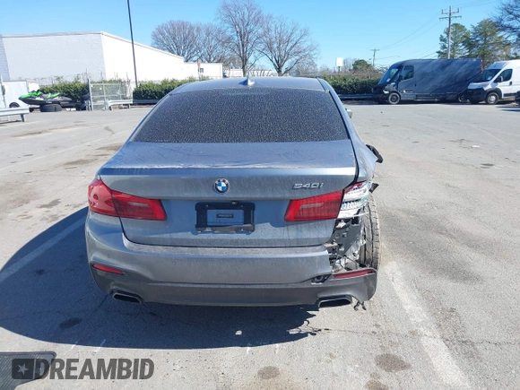 2018 BMW 5 Series 540i with VIN WBAJE5C59JWA96901, listed as a IAAI auction lot 41690919 with 67,395 mi miles and . Bid and sale history available at carsss.com. Image 16.