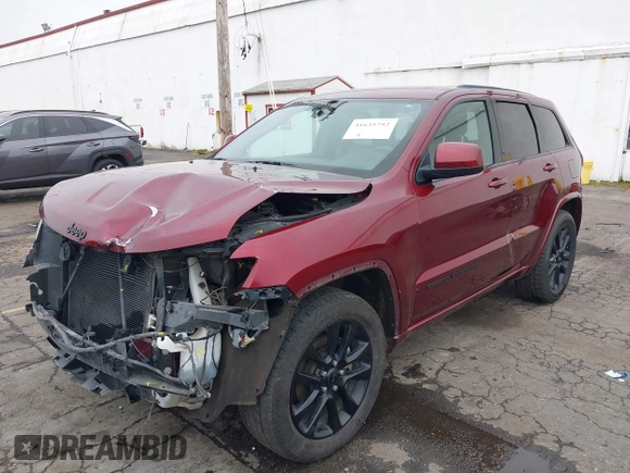 2018 Jeep Grand Cherokee Laredo E with VIN 1C4RJFAG6JC256341, listed as a IAAI auction lot 41635752 with 52,184 mi miles and . Bid and sale history available at DreamBid. Image 6.