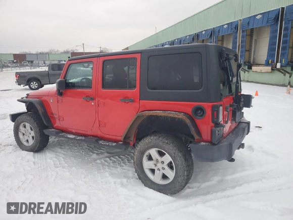2018 Jeep Wrangler JK Unlimited Sport S with VIN 1C4BJWDGXJL835345, listed as a Copart auction lot 88928145 with 169,878 mi miles and Clean Title. Bid and sale history available at carsss.com. Image 2.