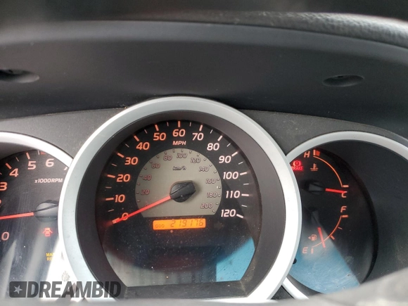 2008 Toyota Tacoma PreRunner with VIN 5TENX62N98Z478572, listed as a Copart auction lot 44653345 with 219,176 mi miles and Salvage title. Bid and sale history available at DreamBid. Image 9.