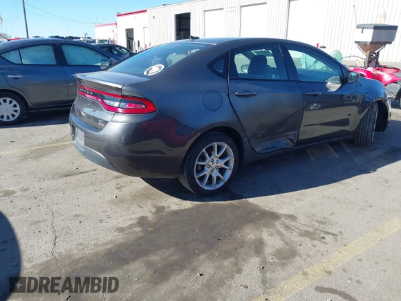 2014 Dodge Dart SXT with VIN 1C3CDFBB2ED741760, listed as a IAAI auction lot 41883587 with 145,508 mi miles. Bid and sale history available at carsss.com. Image 4.