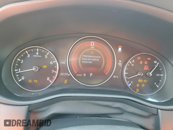 2023 Mazda CX-50 S Premium Plus with VIN 7MMVABEM2PN128862, listed as a Copart auction lot 45869665 with 23,177 mi miles and Salvage Title. Bid and sale history available at DreamBid. Image 9.