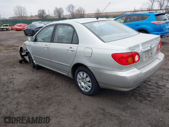 2003 Toyota Corolla CE with VIN 2T1BR38E43C161235, listed as a IAAI auction lot 41471640 with 190,764 mi miles and . Bid and sale history available at DreamBid. Image 3.