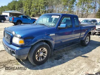 2009 Ford Ranger XLT with VIN 1FTZR45E19PA33893, listed as a Copart auction lot 50555305 with 142,751 mi miles and Salvage Title. Bid and sale history available at carsss.com. Image 1.