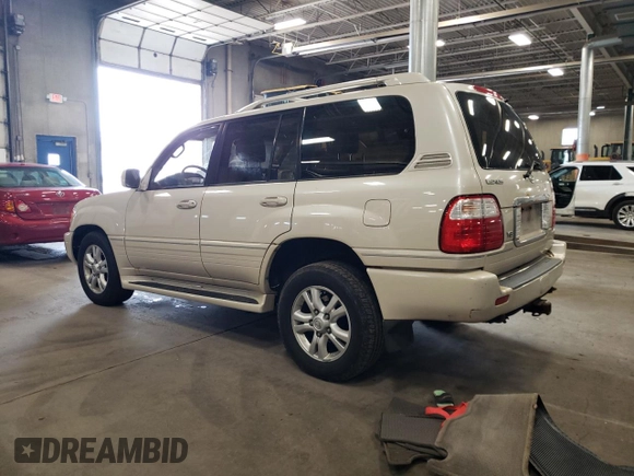 2003 Lexus LX with VIN JTJHT00W833528660, listed as a Copart auction lot 55594575 with 192,206 mi miles and Clean Title. Bid and sale history available at carsss.com. Image 2.