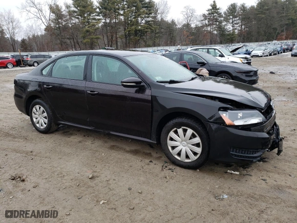 2012 Volkswagen Passat S w/Appearance with VIN 1VWAH7A35CC029413, listed as a Copart auction lot 88916745 with 192,295 mi miles and Clean Title. Bid and sale history available at carsss.com. Image 4.