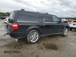 2016 Ford Expedition EL Platinum with VIN 1FMJK1MT9GEF11630, listed as a Copart auction lot 44840515 with 142,413 mi miles and Clean Title. Bid and sale history available at carsss.com. Image 3.