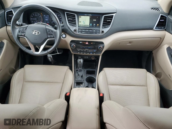2017 Hyundai Tucson Limited z VIN KM8J3CA20HU539022, wystawiony jako Copart lot #58570965 z przebiegiem 34 098 mil mil oraz Szkoda całkowita • Salvage title. Historia ofert i sprzedaży dostępna na DreamBid. Obrazek 8.
