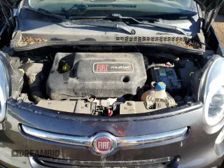 2017 FIAT 500L Pop with VIN ZFBCFAAH6HZ039885, listed as a Copart auction lot 80780824 with 60,315 mi miles and Salvage Title. Bid and sale history available at carsss.com. Image 12.