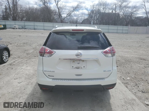 2015 Nissan Rogue SL with VIN 5N1AT2MV6FC900742, listed as a Copart auction lot 53274085 with 68,612 mi miles and Clean Title. Bid and sale history available at carsss.com. Image 6.
