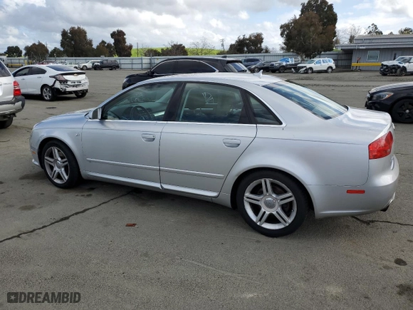 2008 Audi A4 2.0T with VIN WAUDF78E88A034232, listed as a Copart auction lot 51006895 with 150,186 mi miles and Clean Title. Bid and sale history available at carsss.com. Image 2.