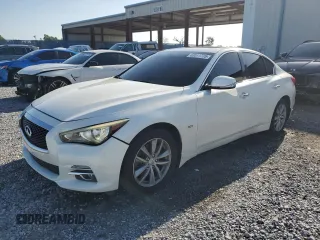 2017 Infiniti Q50 Premium z VIN JN1EV7AR0HM831261, wystawiony jako Copart lot #63511775 z przebiegiem 79 484 mil mil oraz Szkoda całkowita • Salvage title. Historia ofert i sprzedaży dostępna na DreamBid. Obrazek 1.