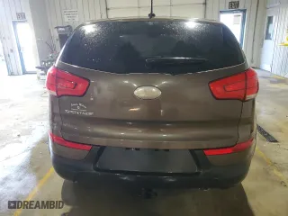2014 Kia Sportage LX with VIN KNDPBCAC3E7629432, listed as a Copart auction lot 42321785 with 0 mi miles and Salvage Title. Bid and sale history available at carsss.com. Image 6.
