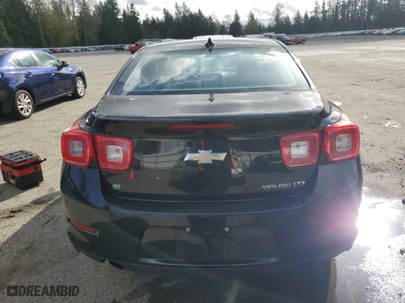 2015 Chevrolet Malibu LTZ with VIN 1G11F5SLXFF335563, listed as a Copart auction lot 52565455 with 85,305 mi miles and Salvage Title. Bid and sale history available at carsss.com. Image 6.