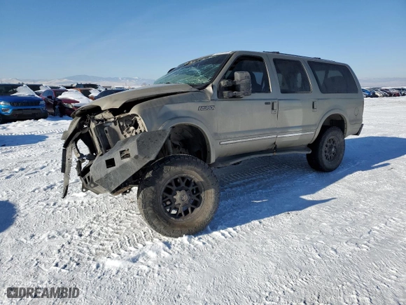 2005 Ford Excursion Limited with VIN 1FMSU43P75EB81763, listed as a Copart auction lot 42222205 with 0 mi miles and Clean Title. Bid and sale history available at carsss.com. Image 1.