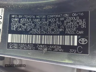 2017 Toyota Prius Two z VIN JTDZN3EU3HJ058034, wystawiony jako IAAI lot #42183180 z przebiegiem 138 734 mil mil oraz . Historia ofert i sprzedaży dostępna na DreamBid. Obrazek 9.