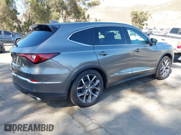 2024 Acura MDX Technology z VIN 5J8YD9H42RL005765, wystawiony jako IAAI lot #42261291 z przebiegiem 6 117 mil mil oraz . Historia ofert i sprzedaży dostępna na DreamBid. Obrazek 4.