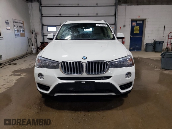 2016 BMW X3 xDrive28i z VIN 5UXWX9C5XG0D84835, wystawiony jako Copart lot #56165305 z przebiegiem 71 878 mil mil oraz Szkoda całkowita • Salvage title. Historia ofert i sprzedaży dostępna na DreamBid. Obrazek 5.