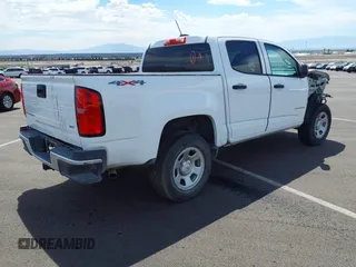 2022 Chevrolet Colorado 4WD Work Truck with VIN 1GCGTBEN7N1299512, listed as a IAAI auction lot 42720023 with 41,851 mi miles and . Bid and sale history available at DreamBid. Image 4.