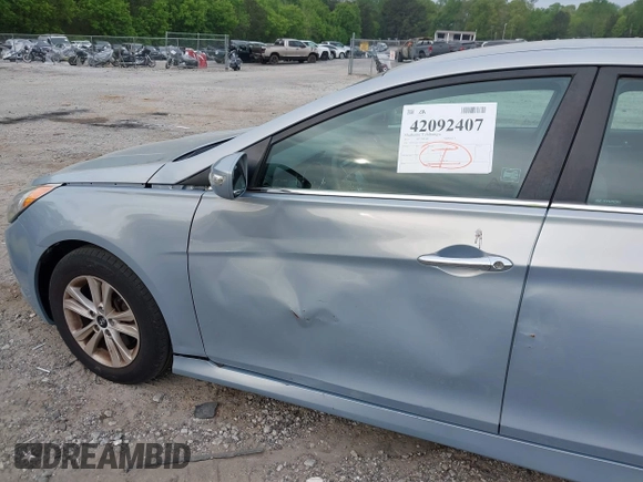 2014 Hyundai Sonata GLS with VIN 5NPEB4AC4EH857304, listed as a IAAI auction lot 42092407 with 139,363 mi miles and . Bid and sale history available at carsss.com. Image 6.