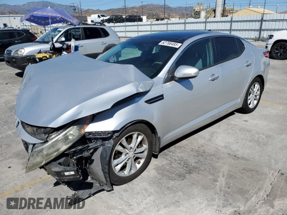 2013 Kia Optima EX with VIN 5XXGN4A73DG196135, listed as a Copart auction lot 62788485 with 137,812 mi miles and Salvage title. Bid and sale history available at DreamBid. Image 1.