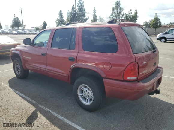 1998 Dodge Durango with VIN 1B4HS28Z8WF137881, listed as a Copart auction lot 78482694 with 233,498 mi miles and Clean Title. Bid and sale history available at carsss.com. Image 2.