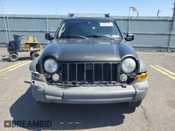 2005 Jeep Liberty Sport with VIN 1J4GL48KX5W602969, listed as a Copart auction lot 53371155 with 134,441 mi miles and Salvage Title. Bid and sale history available at DreamBid. Image 5.