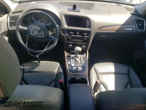 2014 Audi Q5 Premium Plus with VIN WA1LFAFP9EA054480, listed as a Copart auction lot 50327955 with 0 mi miles and Salvage Title. Bid and sale history available at carsss.com. Image 8.