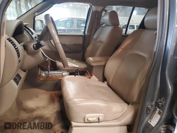 2007 Nissan Pathfinder SE with VIN 5N1AR18W47C604034, listed as a Copart auction lot 44003795 with 214,656 mi miles and Salvage Title. Bid and sale history available at carsss.com. Image 7.