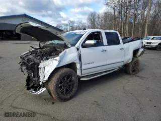 2014 Chevrolet Silverado 1500 LTZ with VIN 1GCUKSEC2EF195839, listed as a Copart auction lot 87282754 with 0 mi miles and Salvage Title. Bid and sale history available at carsss.com. Image 1.